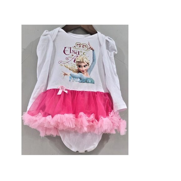 Disney Frozen Queen Elsa ,Tutu Dress Costume Medium/for babies and toddlers 4PCs - Picture 4 of 8